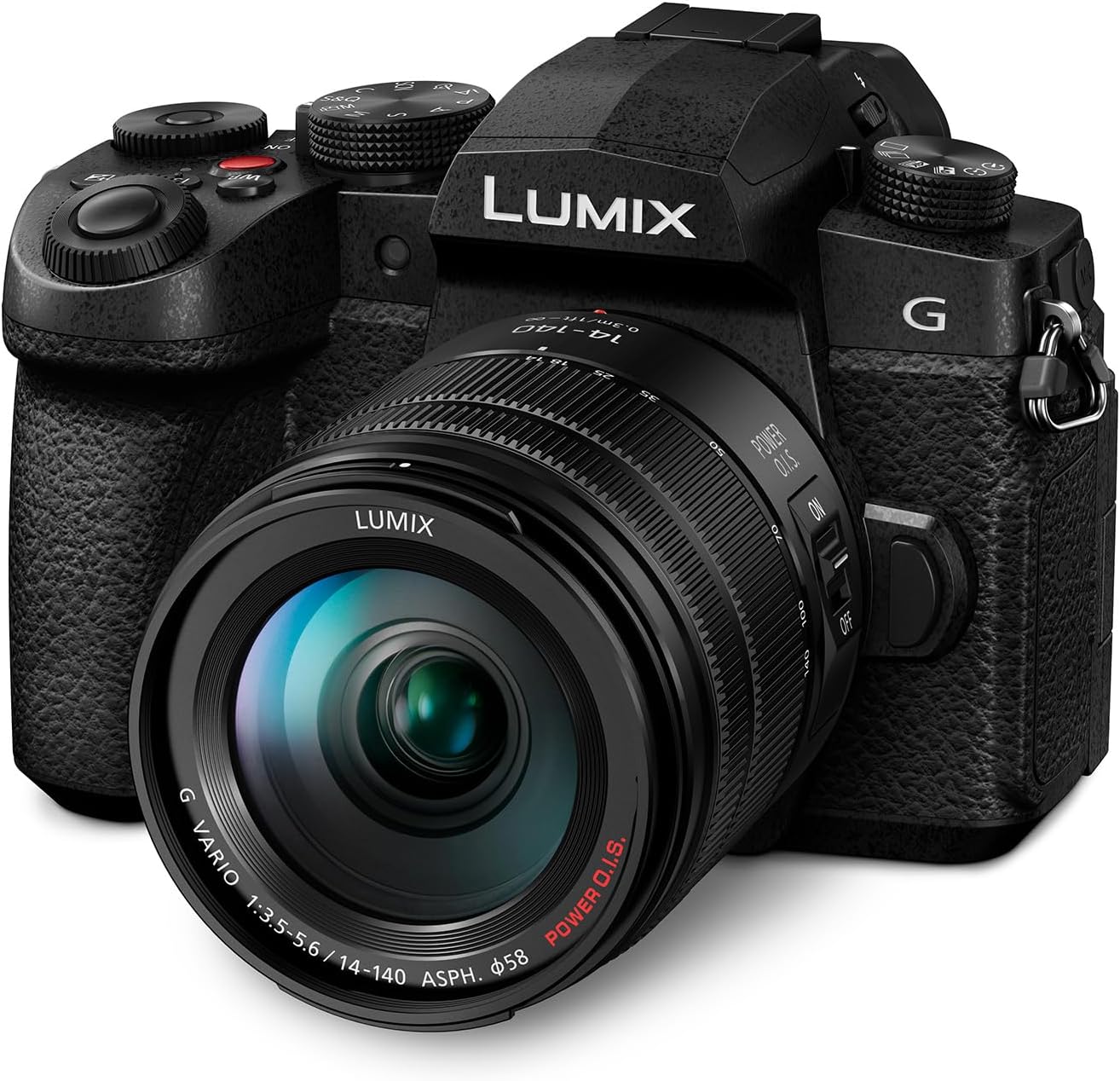 Panasonic Lumix G97 | Appareil Photo Hybride + Objectif Lumix 14-140mm (Capteur 4/3 20MP, Double stabilisation, Viseur OLED Vidéo 4K illimité, Vlog-L, Wi-FI, Bluetooth, Tropicalisé) Noir – Image 5