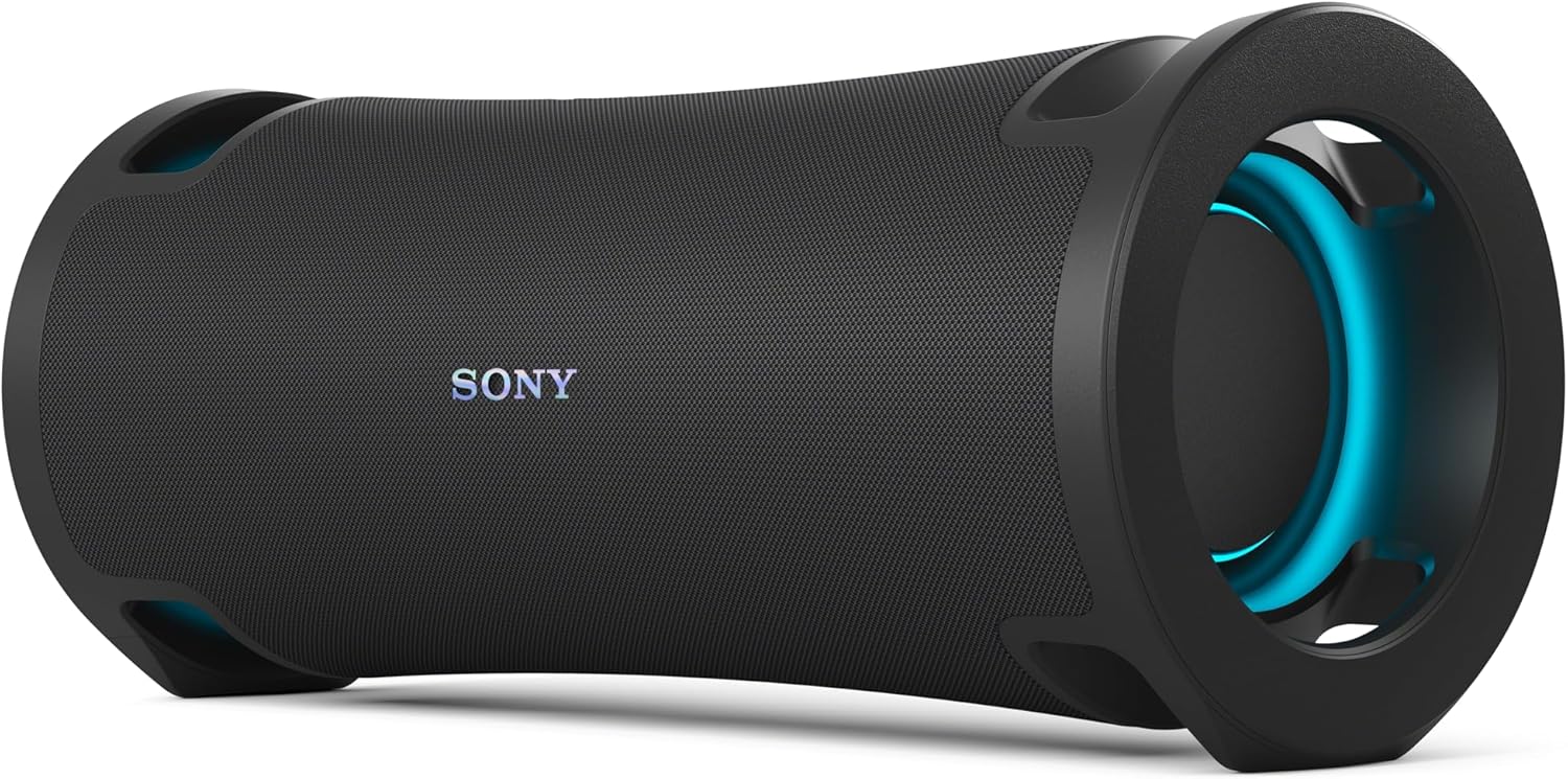 Sony ULT Field 7 - Enceinte Portable sans Fil Bluetooth ULT Power Sound, Modes Son Deep Bass & Attack Bass, HP X Balanced, 30h d'autonomie, IP67, Waterproof, Eclairage LED, entrée Mic, Guitare - Noir