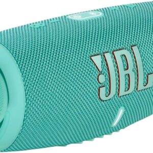 JBL Charge 5 – Haut-parleur Bluetooth portable étanche (IP67) avec sortie de charge USB, 20 heures d'autonomie, JBL Partyboost (bleu sarcelle)