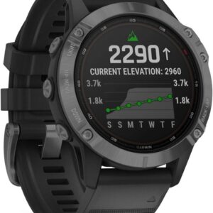 Garmin Smartwatch Fenix 6 Pro Solar schwarz (200) 000, 010-02410-15